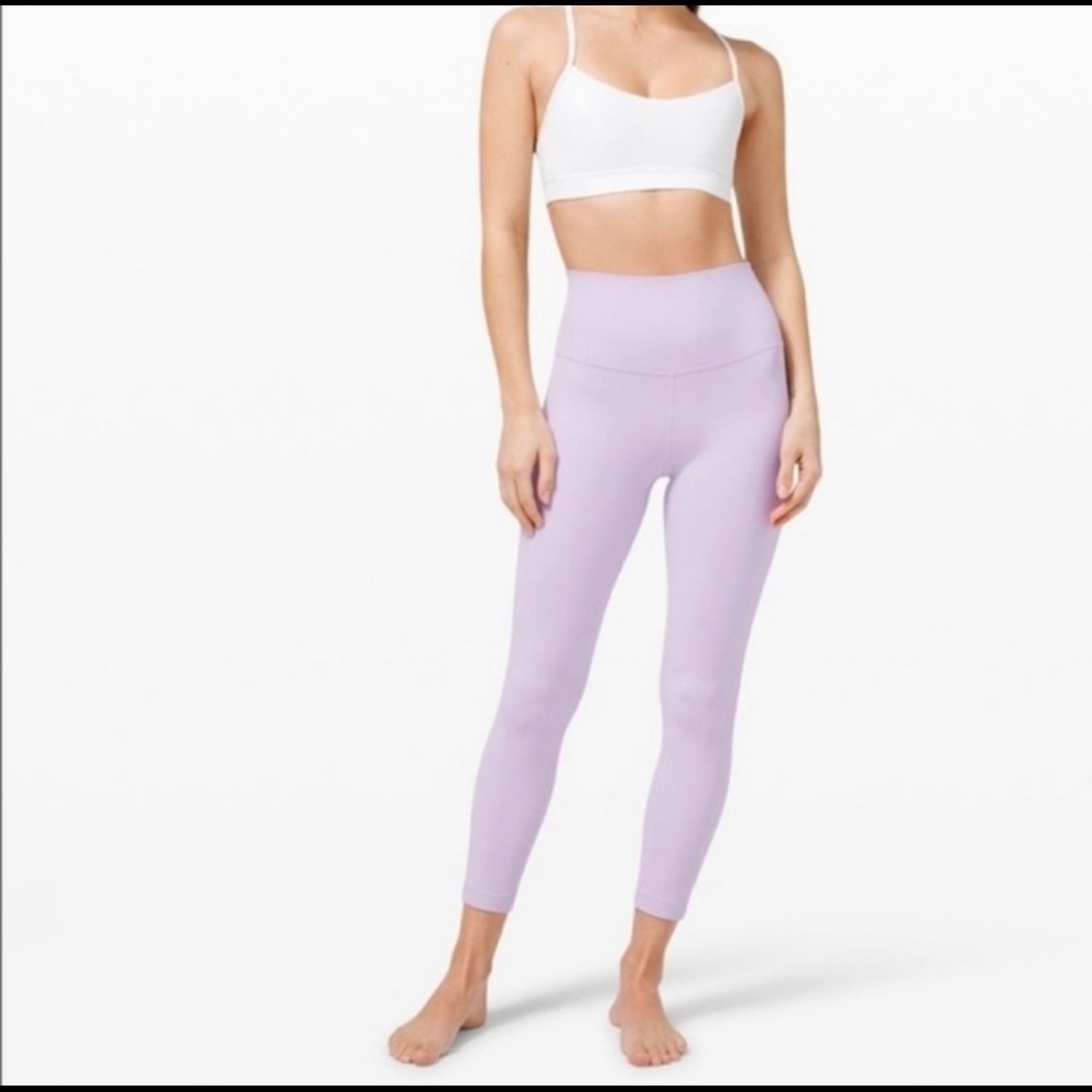 NWOT Lululemon Align 25” Lavender Dew Leggings